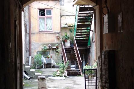 Typical courtyard of Odessa